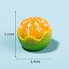 Micro-paisaje simulación comer y jugar pequeña fruta naranja bolsa ciega pasador accesorios diy coche escritorio pequeños adornos