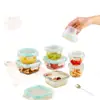 Caixa de Embalagem de Pequena Capacidade, Tigela Especial para Comida de Bebê, Pequena Marmita, Retenção de Amostras de Alimentos, Recipiente de Vidro para Aquecimento no Micro-ondas