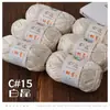 Hilo de fibra de bambú para tejer suéteres DIY hechos a mano, hilo de algodón para verano, materiales de punto de lino Tencel, kit de ganchillo, ovillo de hilo