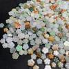 Peças de Flor de Ameixa de Jade de Mianmar Flor de Gelo Pegajosa de Jade Joias DIY Pulseira Colar Acessórios de Joias