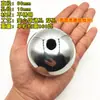 Bola de aço perfurada com furo bola de aço bola de aço inoxidável maciça com furo conta redonda com furo passante furo passante bola de aço com furo bola de aço