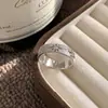 Anillo Abierto Exquisito Mate Dulce para Mujer con Diseño Único, Anillo Abierto de Estrella Versátil Apilable Anillo de Dedo Índice Moderno