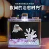 Aquário para Uso Doméstico, Aquário Transparente de Acrílico, Tanque Grande para Peixe Betta, Tanque Modular, Tanque para Tartaruga, Paisagismo Ecológico, Mesa de Sala de Estar