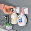 Gancho Creativo para Botella de Gel de Ducha, Instalación sin Taladro, para Colocar Jabón para Platos y Jabón de Manos, Tipo Ventosa de Almacenamiento para Baño