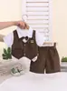 Conjunto de verano de manga corta para niño, nuevo estilo 2026, traje formal para bebé e infante, conjunto de shorts de manga corta para niño, moderno