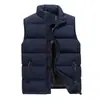 Colete de Algodão com Penas Masculino de Inverno, Estilo Coreano, Slim Fit, Moderno, Estiloso, Casual, Versátil, Tamanho Grande, Quente, Vermelho