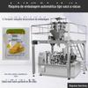 Máquina de embalagem a vácuo de carne vegetariana rasgada à mão máquina de embalagem automática de bife vegetariano máquina de embalagem a vácuo de pesagem de alimentos de feijão