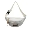 Bolso de pecho para mujer japonés y coreano, bolsa de ciclismo ligera impermeable de nailon, bolso de hombro casual para exteriores para teléfono, monedero, riñonera de moda
