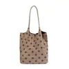 Bolsa de Viaje Coreana de Gran Capacidad Otoño 2026 Nuevo Bolso Tote de Lunares Nicho Bolso de Hombro Único Estilo Girly