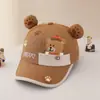 Boné de Baseball Infantil para Comércio Exterior Estilo Coreano Fofo Desenho Animado Bico de Pato Chapéu de Sol para Exterior Chapéu de Bebê Primavera e Verão 2025
