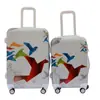 Maleta Casual Estilo Dibujos Animados Impresión UV 20 pulgadas Maleta de Cabina Rueda Universal Juego de Tres Piezas Maleta con Ruedas Caja con Contraseña