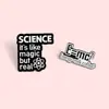 Broche de liga de metal com equação criativa de comércio exterior do AliExpress, broche de lapela de personalidade com equação, distintivo de broche de esmalte
