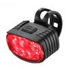 Luz de Bicicleta con Banda Elástica para Rodar de Noche, Linterna USB de Alto Brillo, Luz Delantera para Bicicleta, Luz Trasera de Advertencia, Equipo de Ciclismo