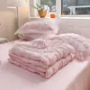 Algodón seersucker lavado de verano colcha de verano fresca lavable a máquina colcha de aire acondicionado dormitorio individual delgada colcha de verano de tres cuatro piezas