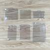 Funda de tarjeta de goma suave transparente de doble cara de PVC, etiqueta para tarjeta pequeña, bolsa de trabajo, certificado de marca, funda protectora A4A6, personalización