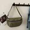 Nova bolsa de nylon casual leve e simples para bolinhos, bolsa de peito versátil para esportes e ciclismo, bolsa de ombro cruzada para o dia a dia