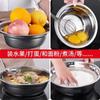 Tazón de Acero Inoxidable para Uso Doméstico, Tazón de Arroz No Magnético, Tazón Pequeño para Sopa de Comedor, Tazón de Sopa de Acero Inoxidable, Artículos de Regalo de Tiendas de Dólar y Puestos Callejeros