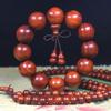 Pulseiras Atacado Fabricante Sândalo Vermelho Folha Pequena, Pulseiras de Contas de Madeira Buda, Pulseiras Populares de Mogno para Homens e Mulheres