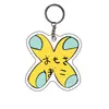 Llavero Colgante de Animales del Alfabeto Acrílico para Niños Accesorios Creativos de Inglés DIY Venta al por Mayor Regalo Pequeño Dibujos Animados