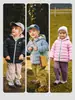 Chamarra de Plumón Infantil Beipeisi Invierno Cálida Puffer Jacket Corta Ligera Ropa Exterior