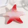 Horquilla Creativa de Moda Transfronteriza con Gradiente de Estrella de Mar Oceánica para la Parte Posterior de la Cabeza, Dulce Horquilla de Tiburón Horquilla Accesorios para el Cabello al por Mayor