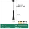 Led longo tubo lustre bar candeeiro de mesa moderno minimalista restaurante hotel recepção minimalista comercial cilíndrico lustre preto
