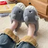 Pantuflas de Algodón ECAC de Ballena de Dibujos Animados para Niños Niños 2026 Nuevas de Otoño Invierno Cálidas para el Hogar Lindas Pantuflas de Algodón para Bebé