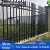 Spot Zinc Steel Guardrail Escola Cerca Externa Pátio Casa Comunidade Cerca de Proteção de Ferro Isolamento Cerca de Ferro