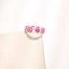 Moda Japonesa y Coreana Anillos de Resina Personalizados Anillos para Mujer Verano Fresco Coloridos Fruta Transparente Joyería Fábrica Mayorista