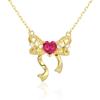 Moda s925 colar de prata esterlina meninas high sense love zircon acessórios quentes estritamente selecionados nova jóia chinesa atacado