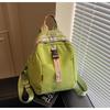 Mochila de Tela de Nylon Transfronteriza para Mujer de Gran Capacidad Casual Nicho Estudiante Mochila Escolar Estilo Coreano Versátil Ligera Mochila de Viaje