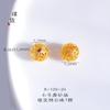 Plata 925 Chapada en Oro Hueca Cuenta Xiangyun Bola de Flor Cuenta Dispersa Jade Hetian Candado de Bebé Pulsera Accesorios DIY con Cuentas