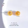 Prata 925 Banhada a Ouro Flor Xiangyun Oca Bola de Contas Contas Soltas Jade Hetian Cadeado de Bebê Pulseira Acessórios DIY com Contas