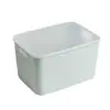 Caja de almacenamiento de escritorio para artículos varios caja de almacenamiento de bocadillos caja para mascarillas con tapa cesta de almacenamiento cosméticos caja pequeña nórdica