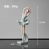 Figurillas de Niñas de Ballet Cuidadosamente Seleccionadas, Artesanía Transfronteriza de Resina, Regalos de Navidad, Esculturas, Estético, Multifuncional, Adaptable
