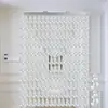 Cortina de Contas de Cristal Verão Doméstica Anti-mosquito Cortina de Porta Cortina Pendurada com Contas Feng Shui Divisória Cortina Decorativa Meia Cortina de Contas Sem Furar