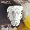 Venus Griega Nórdica Barbilla Femenina David Resina Yeso Mini Modelo de Cabeza Adornos de Arte Estatua de Retrato