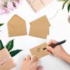 Envelopes Estilo Ocidental Amazon, Envelopes Brancos, Envelopes de Papel Kraft Amarelo, Coloridos Não. 2 e nº. 7 Envelopes Gomados