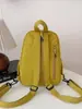 Mochila Ins Coreana Nova de Aparência Sofisticada Cor Lisa Design Simples Nicho Feminina Leve para Trabalho Grande Capacidade