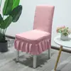 Funda de Silla Engrosada Funda de Taburete Funda Elástica Respaldo de Silla Universal para Hogar Todo en Uno Funda de Silla para Mesa de Comedor Sencilla