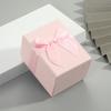 Caja de reloj con cubierta de cielo y tierra creativa, venta caliente de fábrica, caja de regalo de moda, caja de joyería con lazo de cinta cuadrada