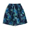 Shorts Verão Masculino Fino Hainan Sanya Calças de Praia de Secagem Rápida Calças Casuais de Flores Calças Esportivas Plus Size Masculinas