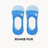 Calcetines invisibles de verano Lumi para mujer, estilo japonés, con diseño de patito náutico, de silicona, antideslizantes, estilo universitario, combinables.