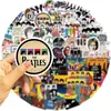 100 Piezas Estilo Beatles 1. Roca. Pegatinas de Graffiti. Pegatinas Impermeables DIY para Guitarra, Cuaderno, Equipaje