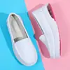 Sapatos de Enfermeira para Mulheres, Verão, Solas Macias, Confortáveis, Respiráveis, Antiderrapantes, Não Cansativos, Solas Grossas, Feitos Sob Medida, Trabalho, Médicos, Brancos, Atacado