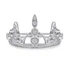 Anillo de Plata de Ley S925 Más Vendido en Europa y América Que No Se Desvanece Moda Europea y Americana Anillo de Zirconia Corona Anillo de Boda para Mujer Nicho de Alta Gama