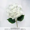 Ramo falso de simulación de color blanco terminado con flores de seda artificial para boda, fila de flores de plástico, arreglo de boda de alta calidad
