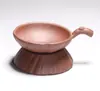 Arcilla Zisha de Yixing, mineral crudo Da Hong Pao, vaina de loto, taza de la justicia, colador de té de hoja de loto, accesorios para juego de té