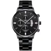 Relógios masculinos com pulseira de aço calendário mostrador grande relógios de quartzo relógios masculinos transfronteiriços relógios masculinos de comércio exterior fábrica de atacado vendas diretas