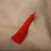 8cm gorra de rosca de color sólido borla borla anillo de tracción pulsera de mano accesorios de joyería accesorios de colgante gran cantidad y excelente precio
